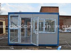 Блок-контейнер 4м, проходная, г.Ставрополь в Хохольском