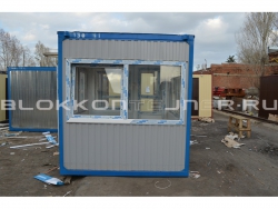 Блок-контейнер 4м, проходная, г.Ставрополь в Хохольском